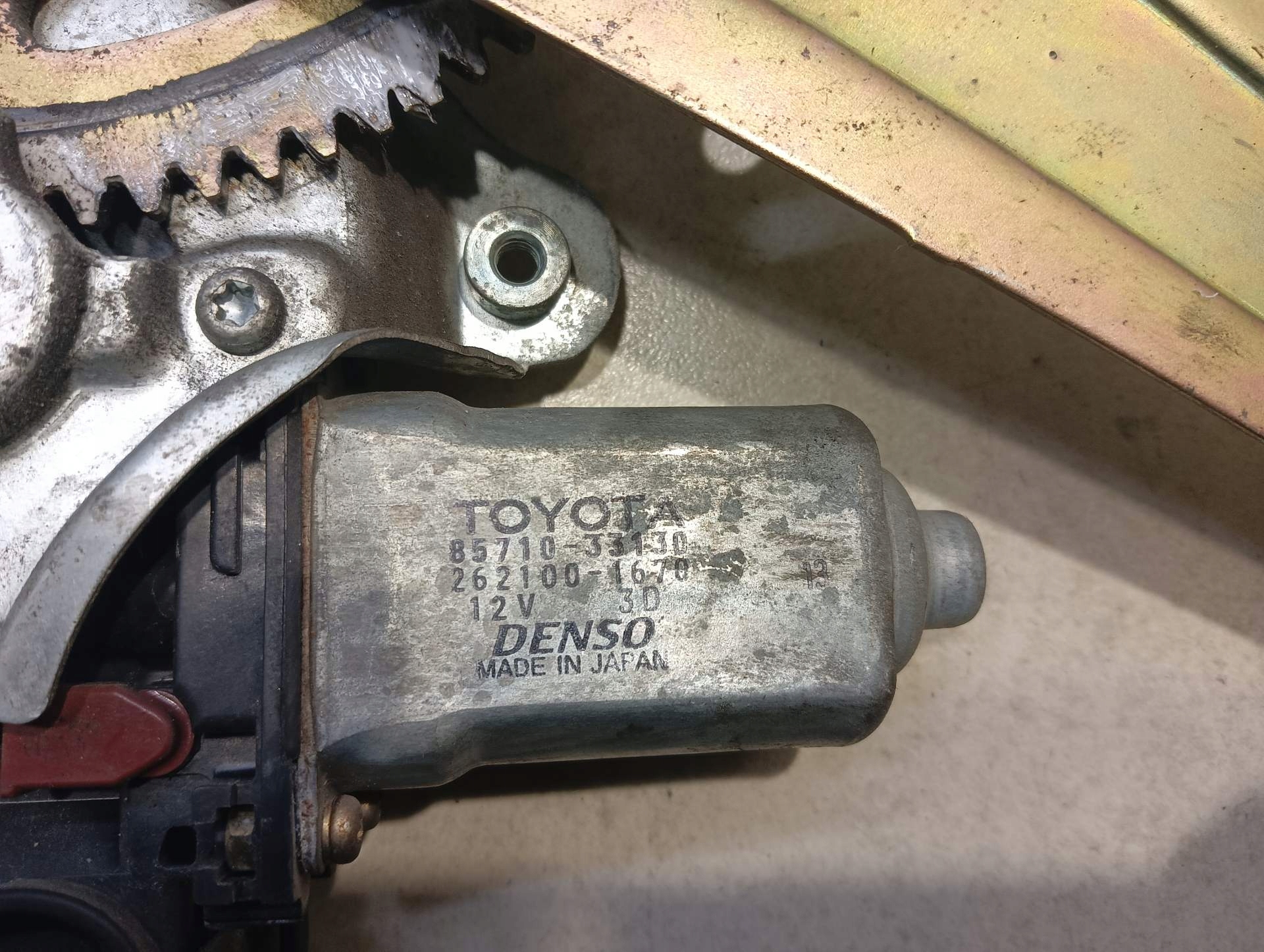 window regulator left rear part TOYOTA CAMRY V 2.4 85710