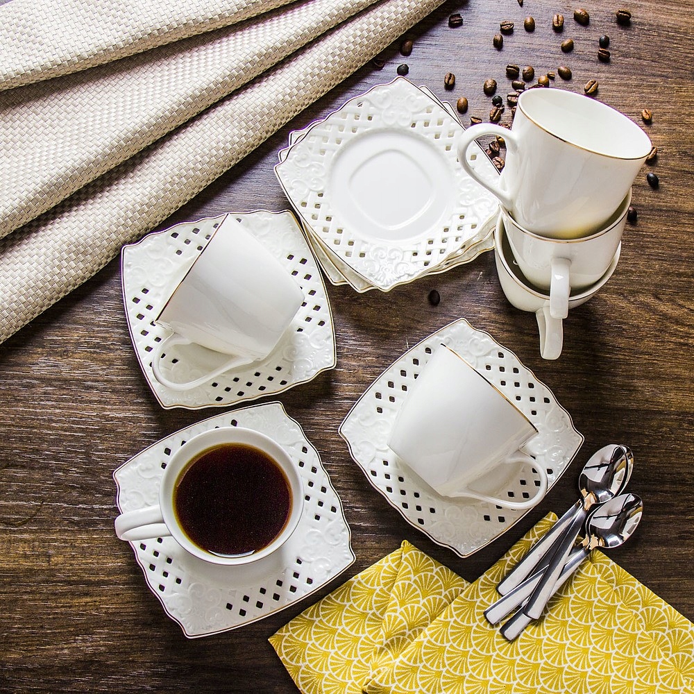 Filiżanka Florina Graffia porcelana 220 ml 6 szt. Liczba filiżanek 6