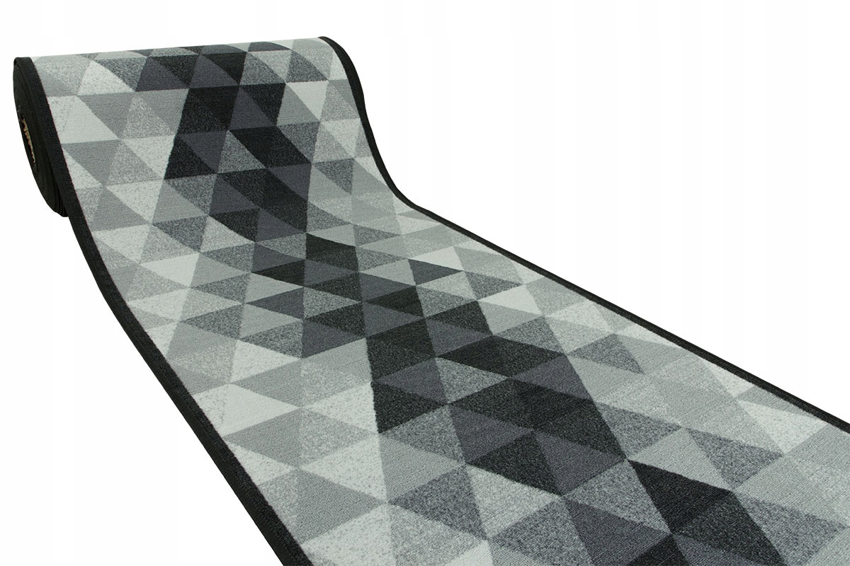 

szer. 100 cm Antypoślizgowy Szary Chodnik Trójkąty