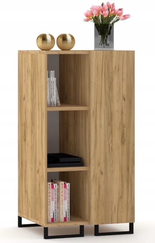 

Witryna Szafka Komoda Dąb Craft Metalowe Nogi Loft