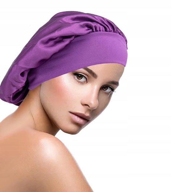 CZEPEK DO WŁOSÓW ZE ŚCIĄGACZEM NA NOC FIOLETOWY Marka Beautiona