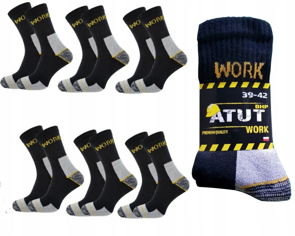 

6 x Mocne Skarpety Frota Work Robocze Polska 43-46