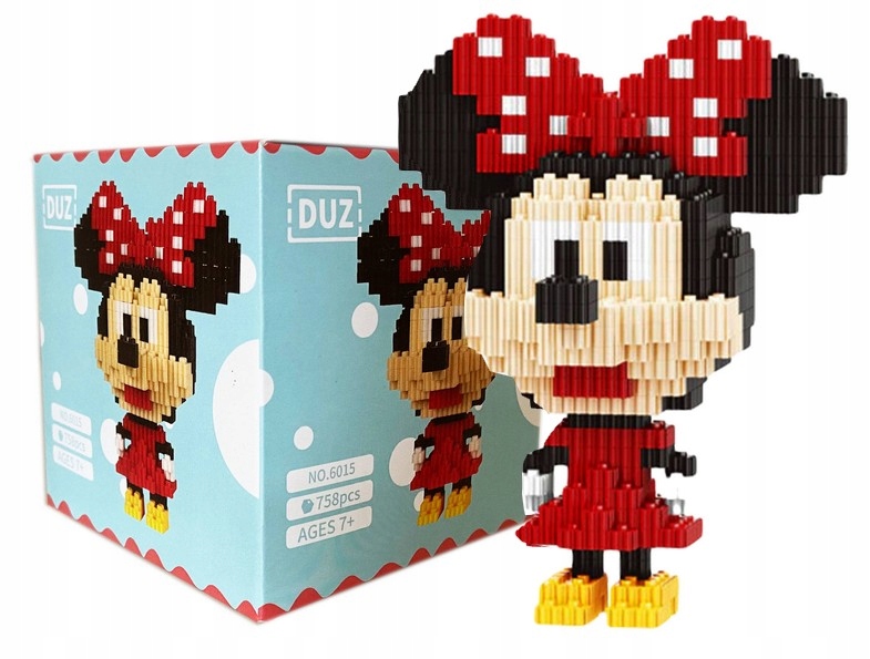 

Klocki Magic Block Figurka 3D Myszka Minnie 758 el