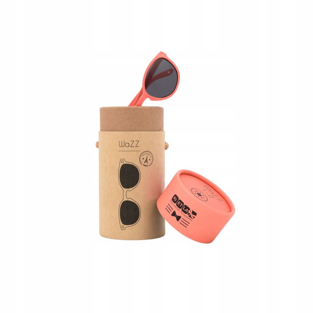 KIETLA WAZZ OKULARY PRZECIWSŁONECZNE DLA DZIECI GRAPEFRUIT 2-4 LATA UV Materiał oprawki plastik