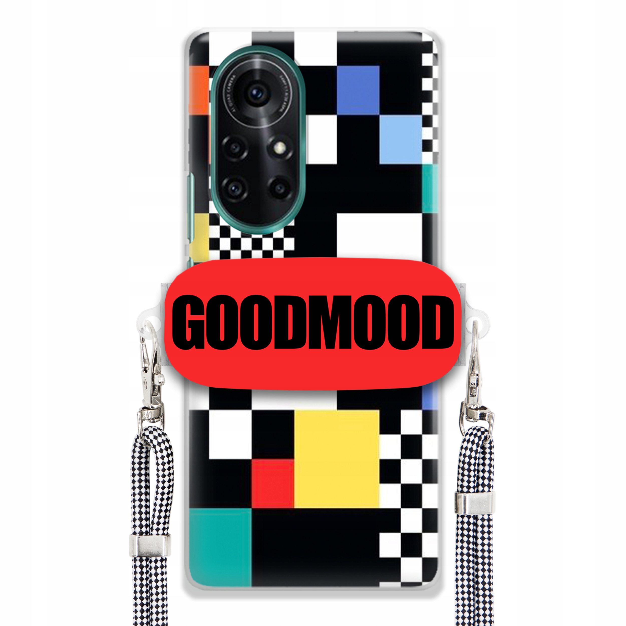 Pouzdro Pro Huawei Nova 8 Pro Case Držák Na Vodítko Zebra Telefonu Pixelart MIX Wz