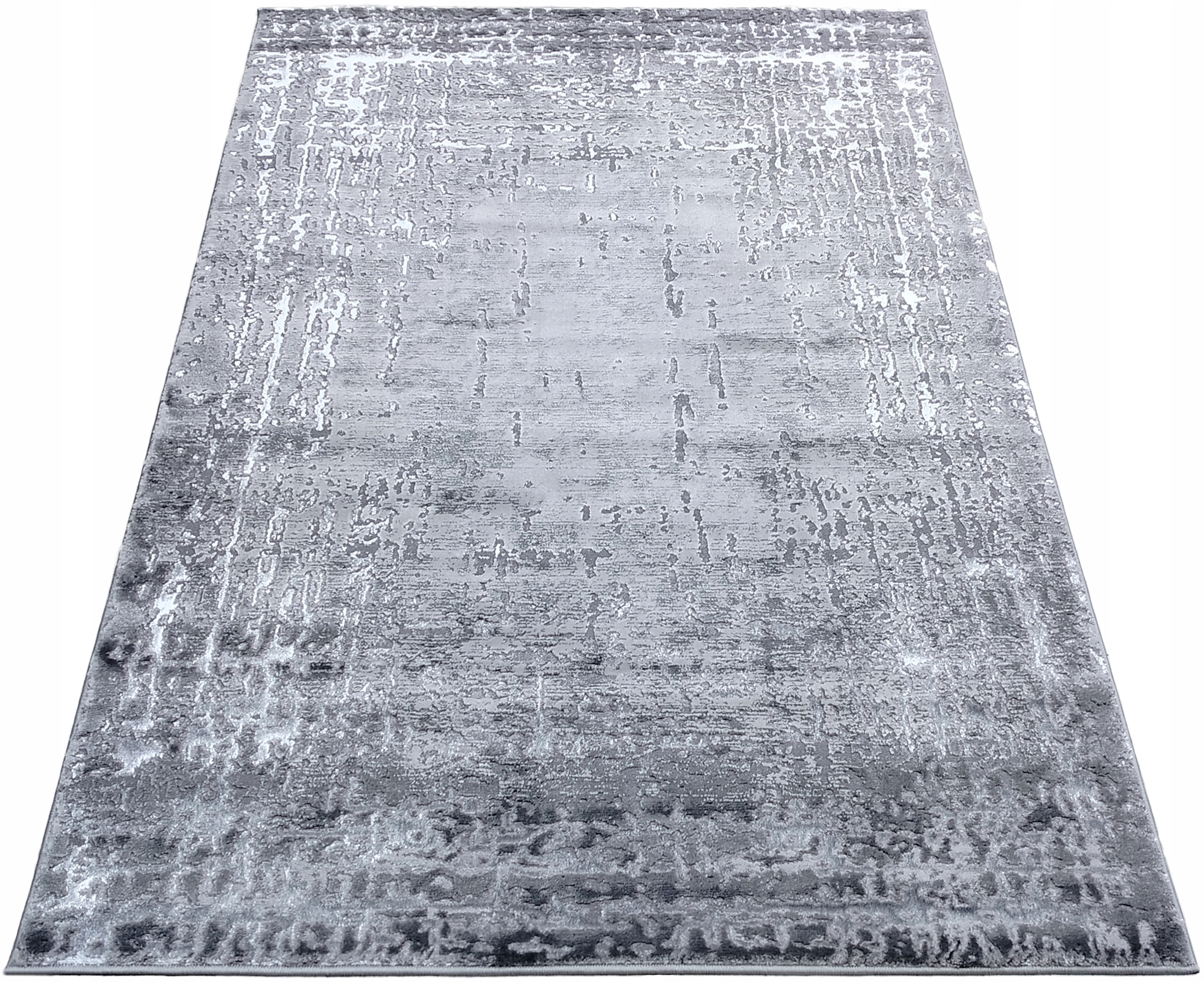 Koberec 280x370 Industriální Do Obývacího Pokoje Šedý Blesk