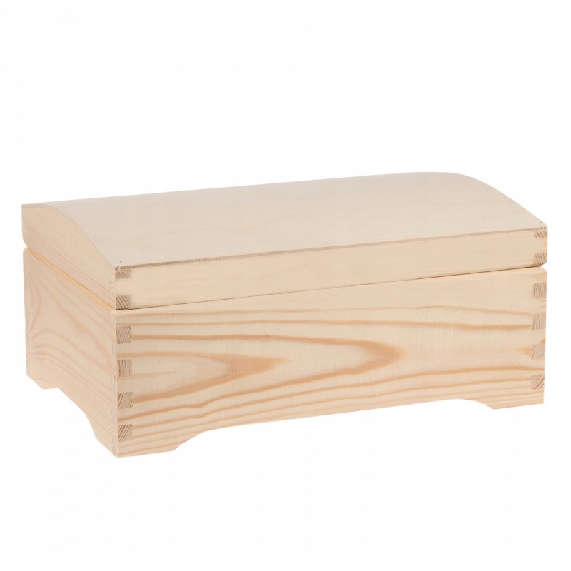 Kufer drewniany, skrzynia 30 x 20 x 12,5 cm