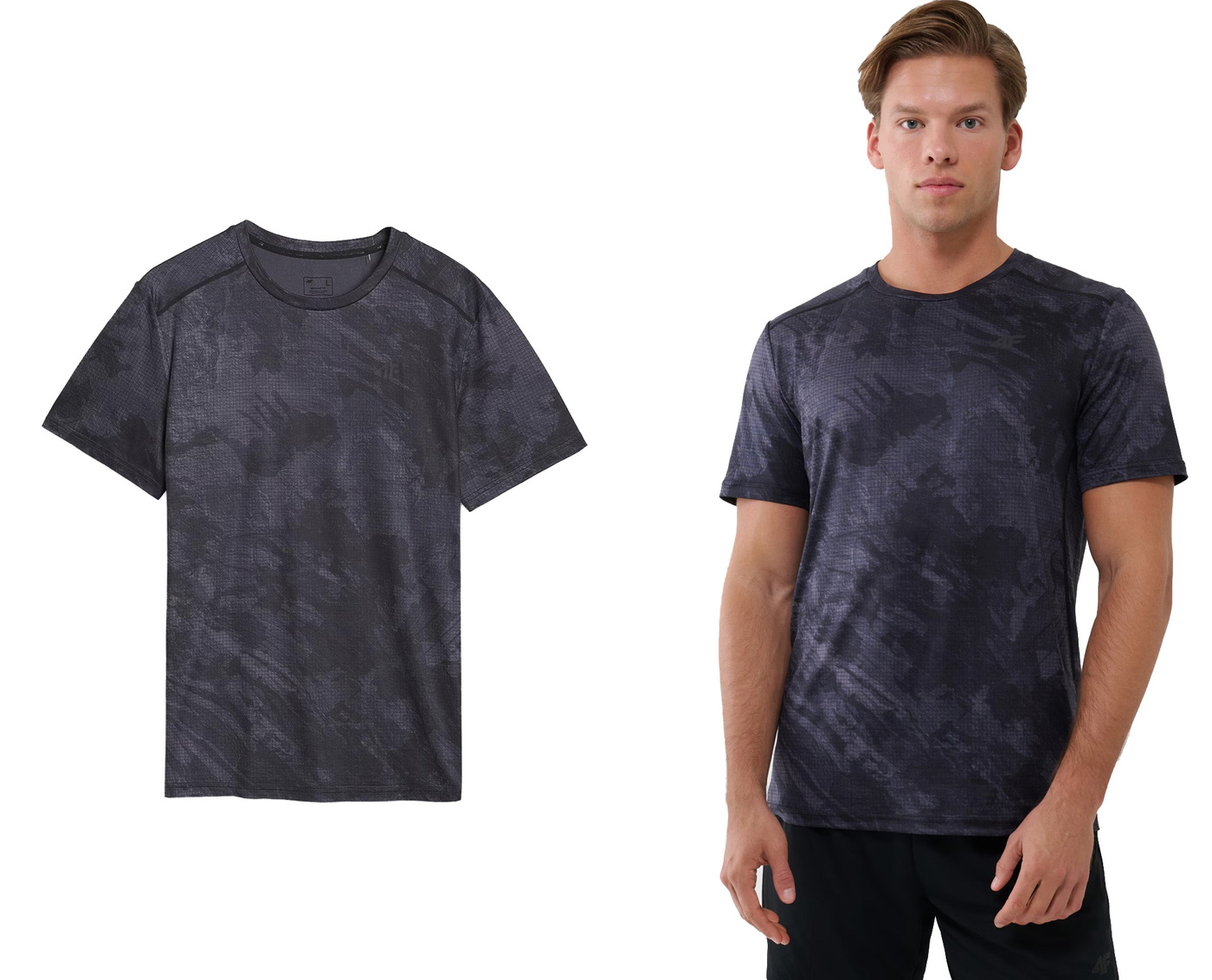 Tričko 4F Tričko do posilovny trénink na běhání L