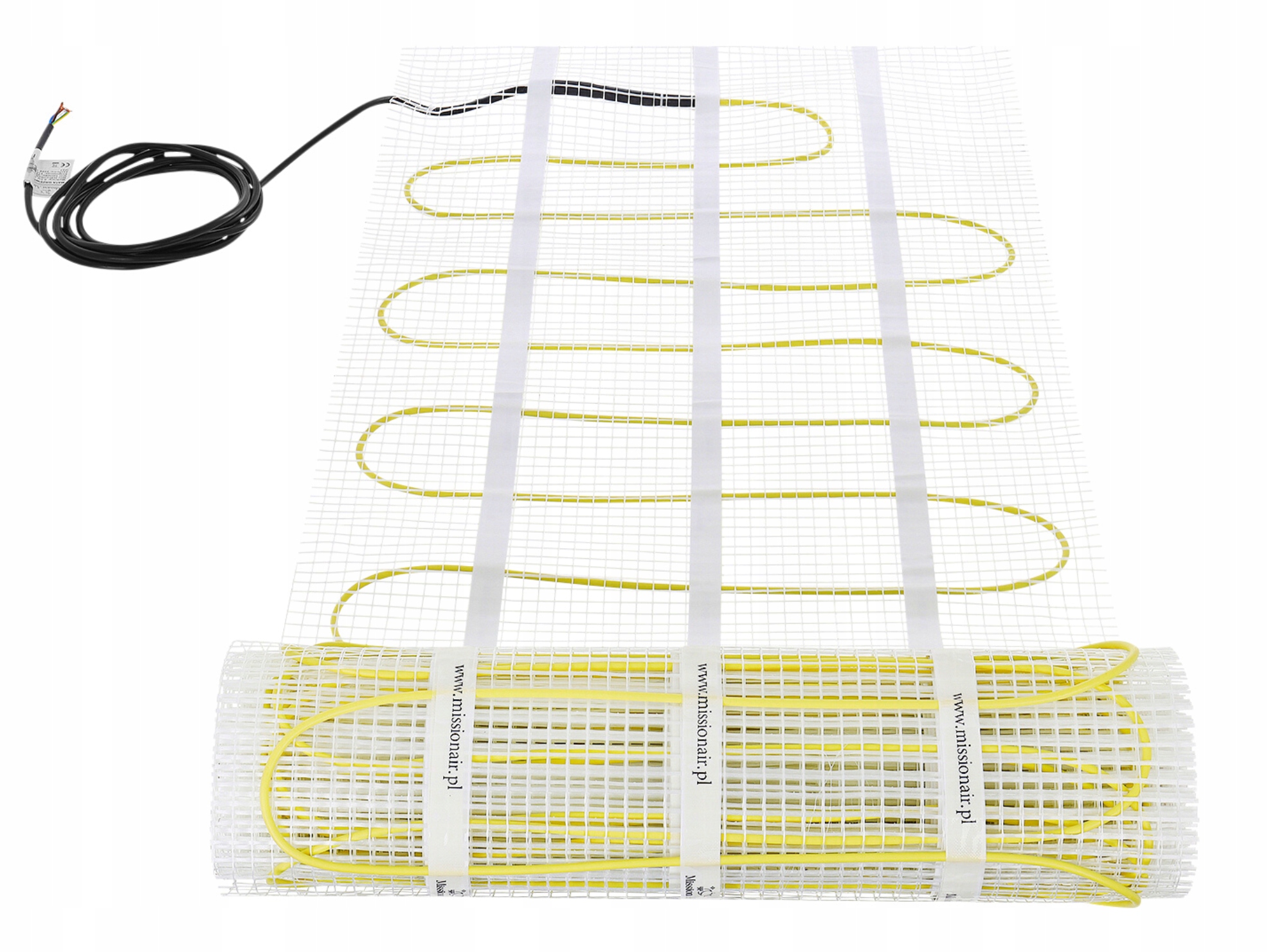 ZESTAW Mata grzewcza pod płytki MA-160W/m² 14m² Kod producenta ZESTAW MA-160W/m² 14m² + Gemini Black