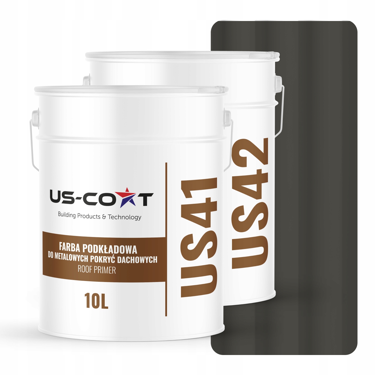 Farba Na Plechové Strechy Základná Sivá Tmavá RAL7022 74m2 Polomatná