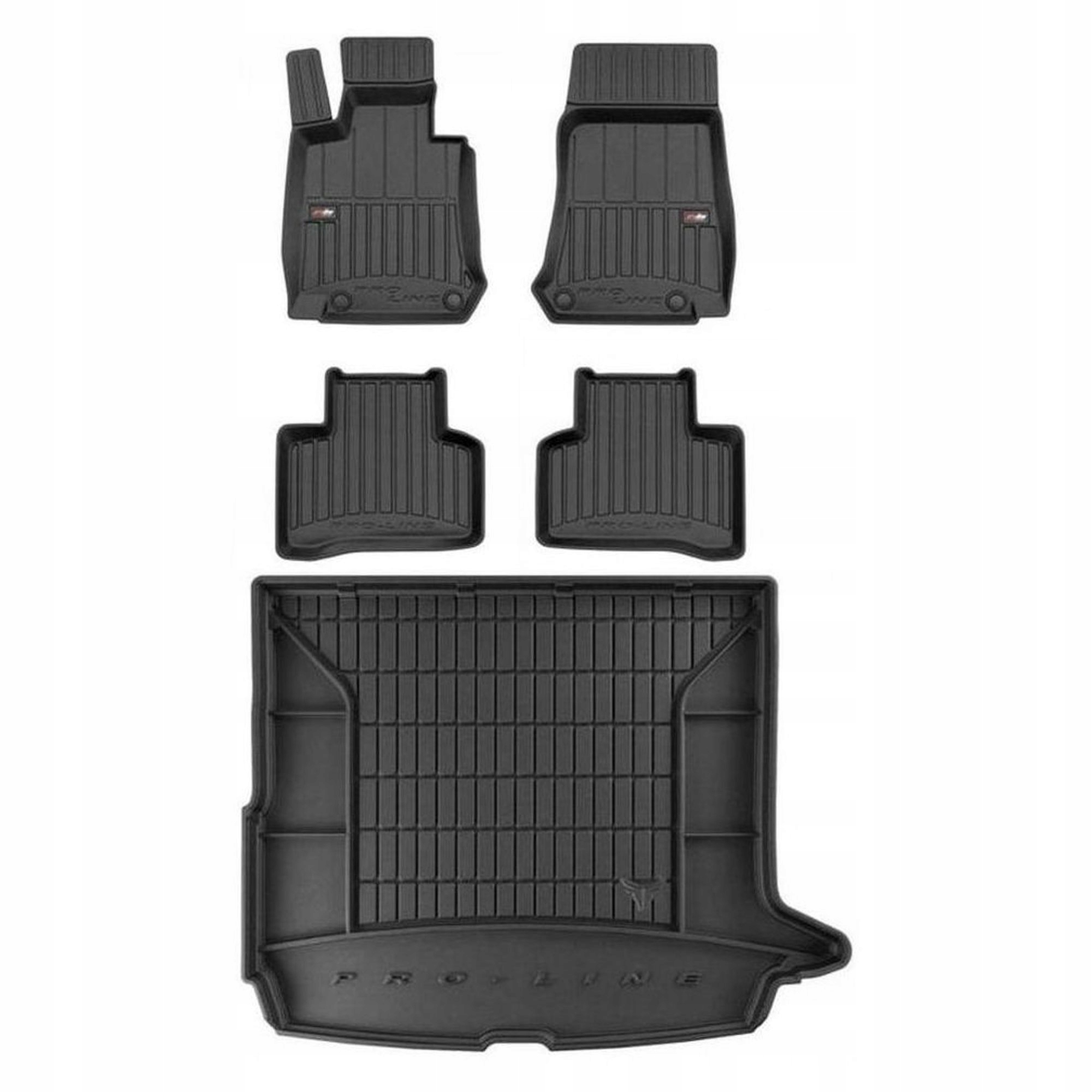 Gumová sada 3D koberčekov a rohoží Mercedes Eqc N293 od roku 2019