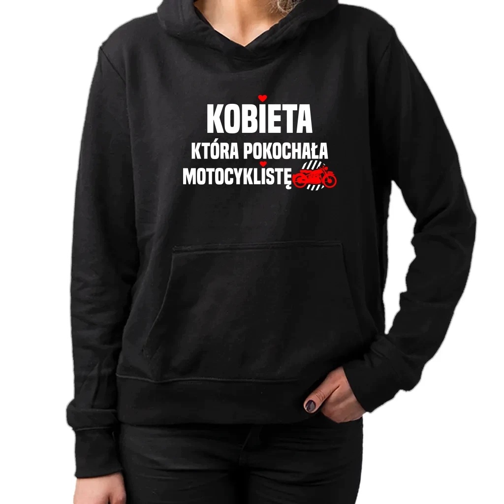 Žena, která si zamilovala motorkáře, mikina pro manželku motorkáře XXL