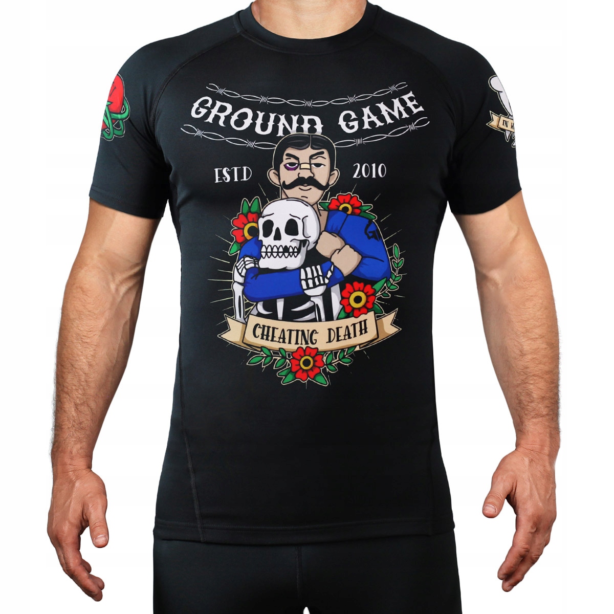 Ground Game Rashguard Krótki Rękaw Oldschool M