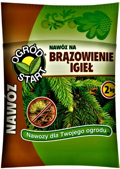 NAWÓZ NA BRĄZOWIENIE IGIEŁ IGLAKÓW DRZEW 2KG W2025