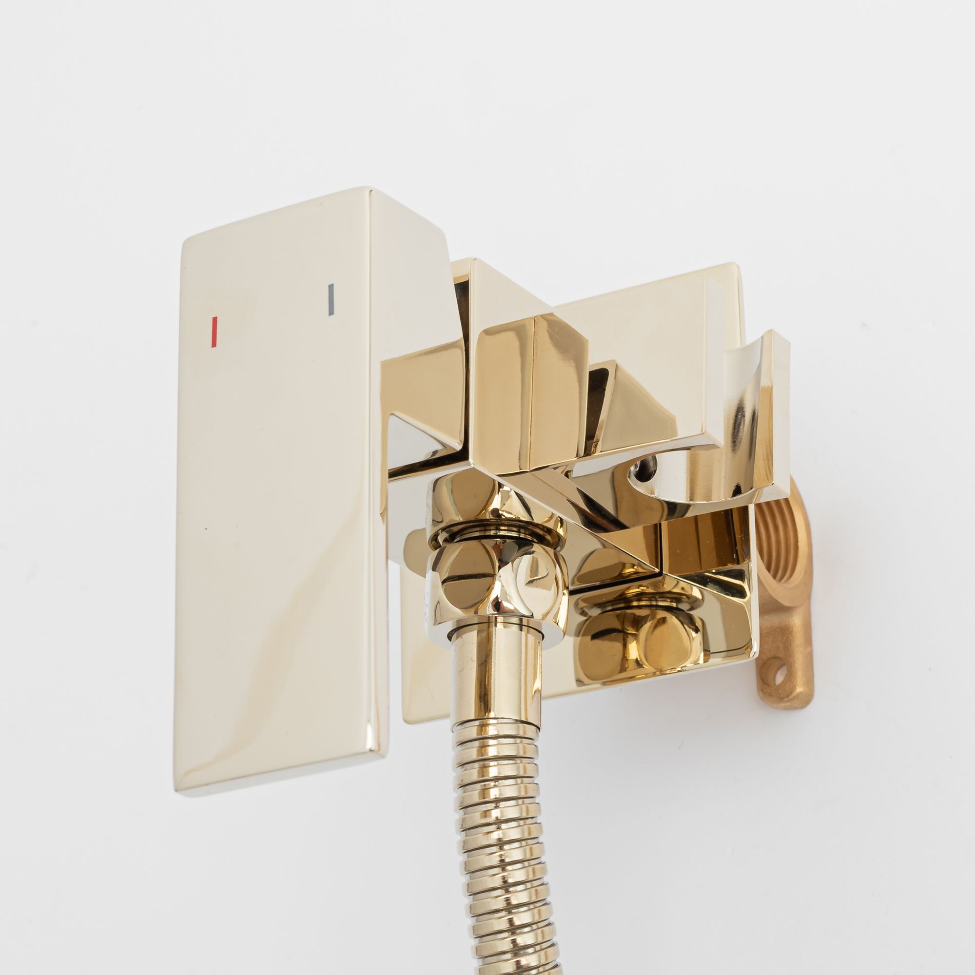 Bateria bidetowa FENIX złota podtynkowa połysk Rea Linia Fenix