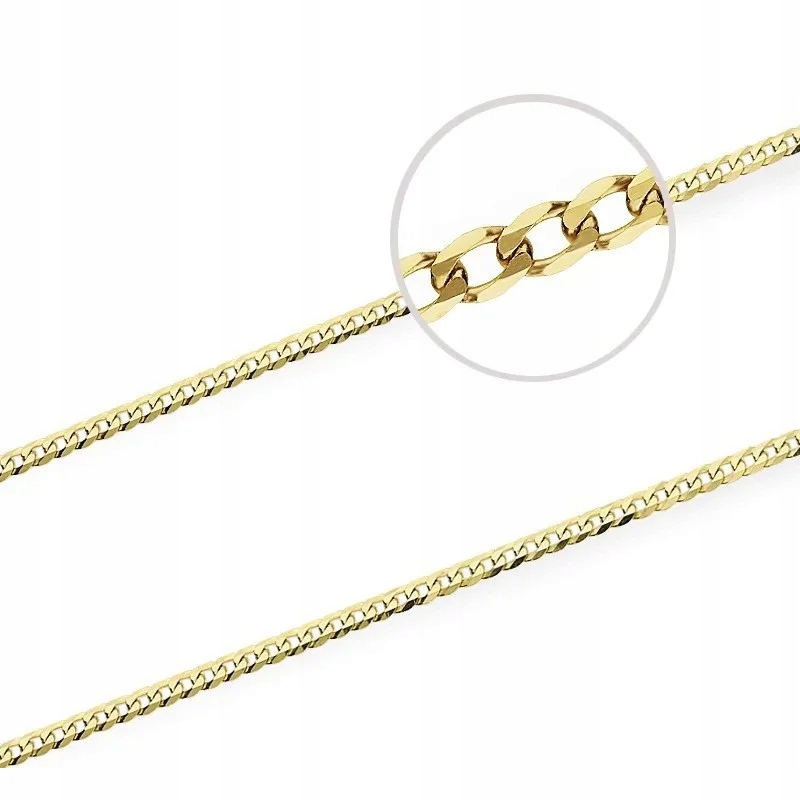 Zlatý Řetízek Pancíř 585 14k elegantní klasický odolný model 2.50g R50