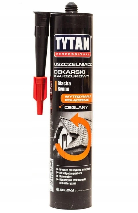 TYTAN USZCZELNIACZ DEKARSKI KAUCZUKOWY 310 ML CEGLANY