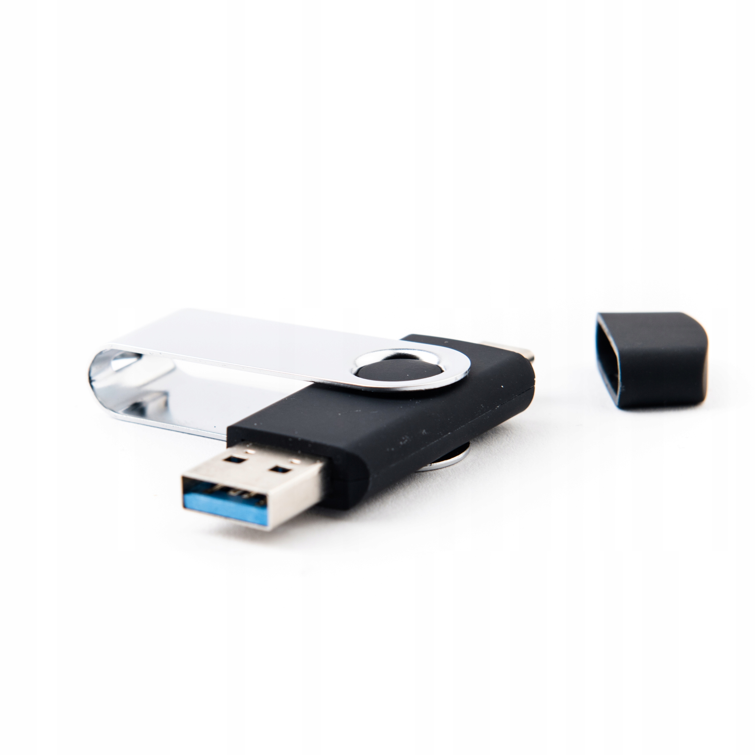 Pendrive prezent 64 GB 3.0 USB-C TYP C CZARNY BEZ GRAWERA Maksymalna prędkość zapisu 20 MB/s