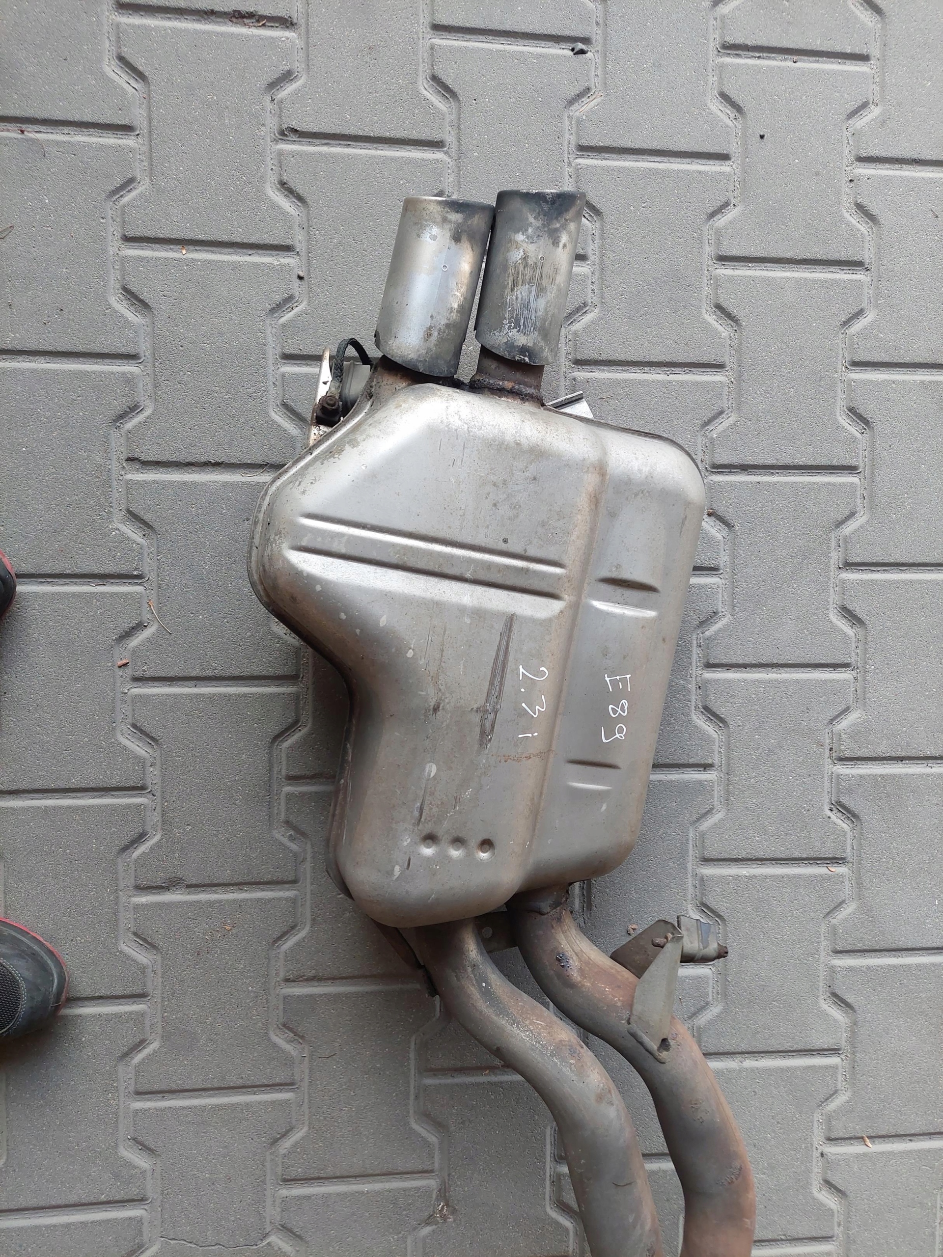 muffler, exhaust 7586708 BMW Z4 E89 2.3 and