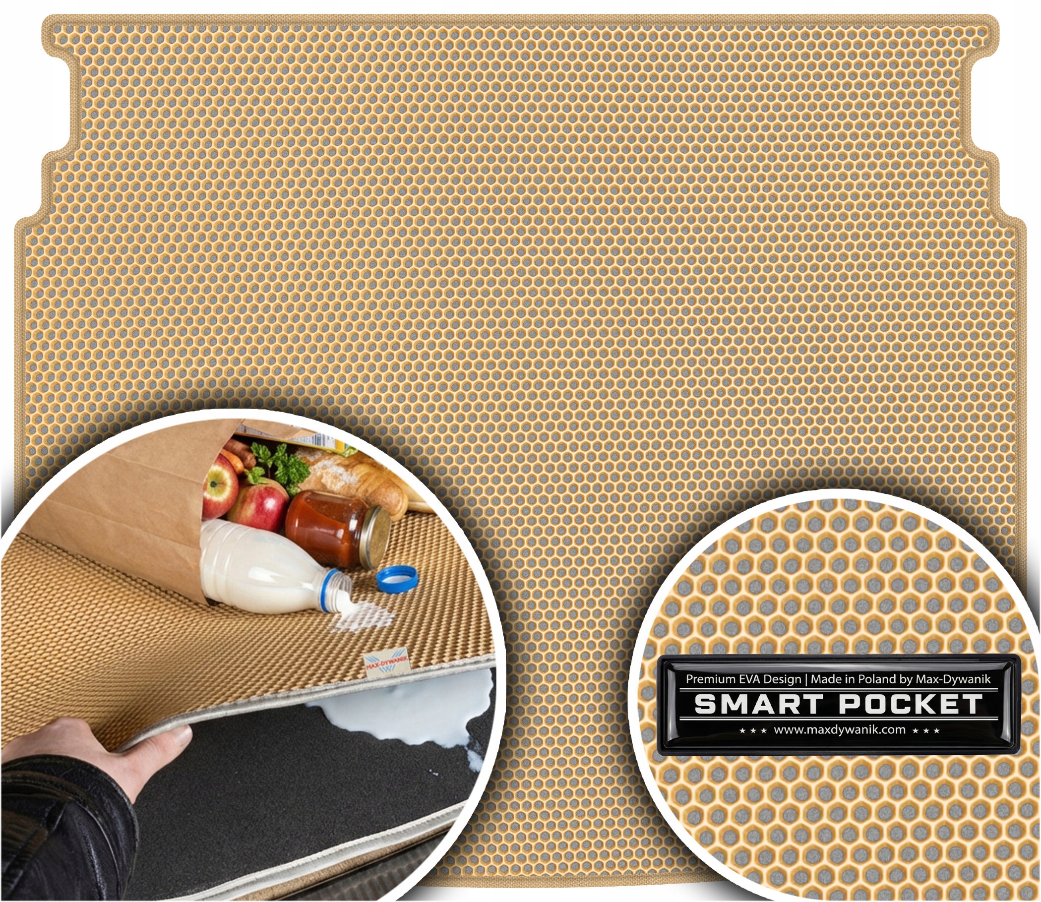 Cupra Terramar Suv od roku 2024. Vložka do kufru Eva Smart Pocket Béžová