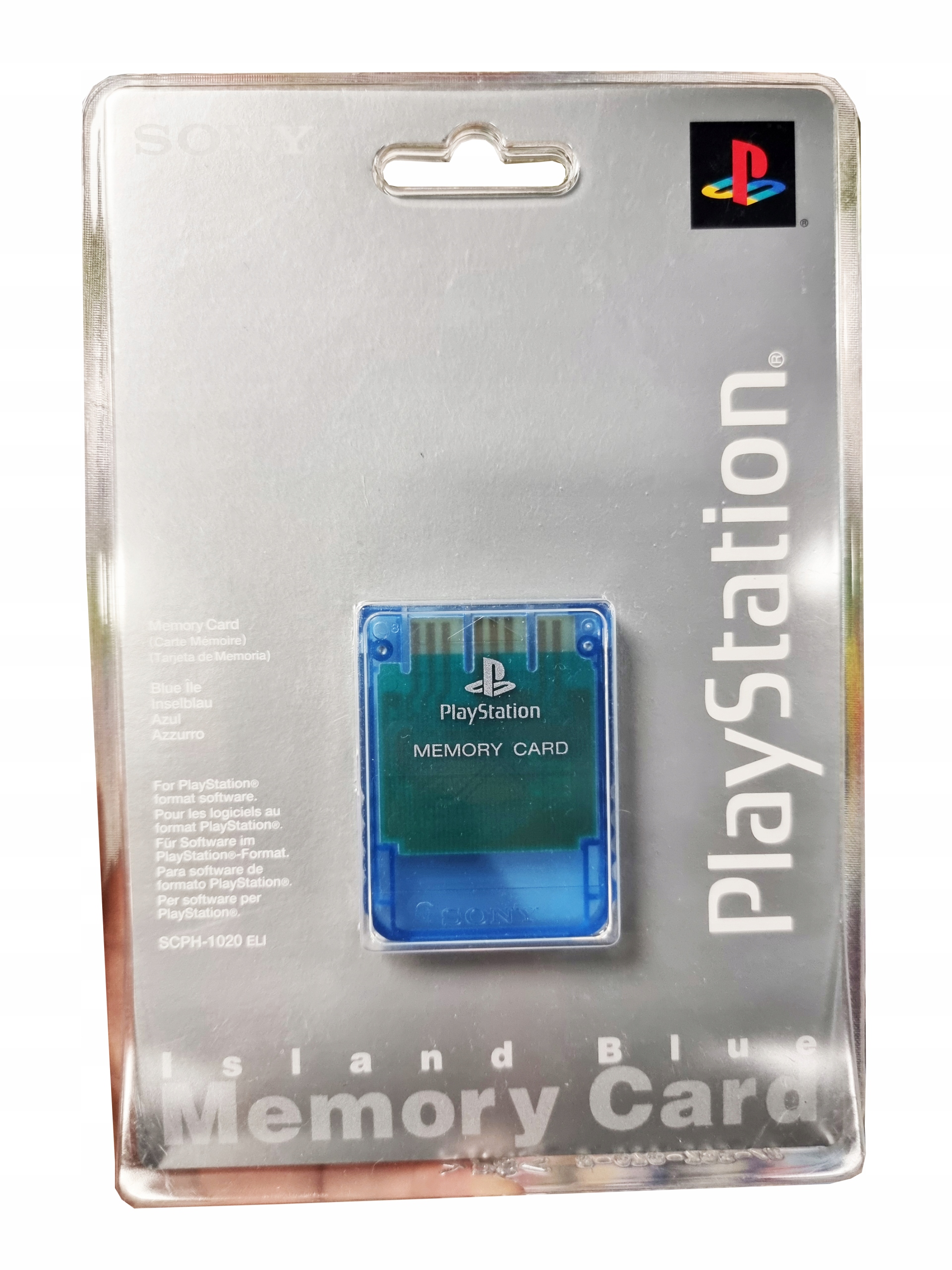 Karta pamięci SCPH-1020L Island Blue PS1 PSX