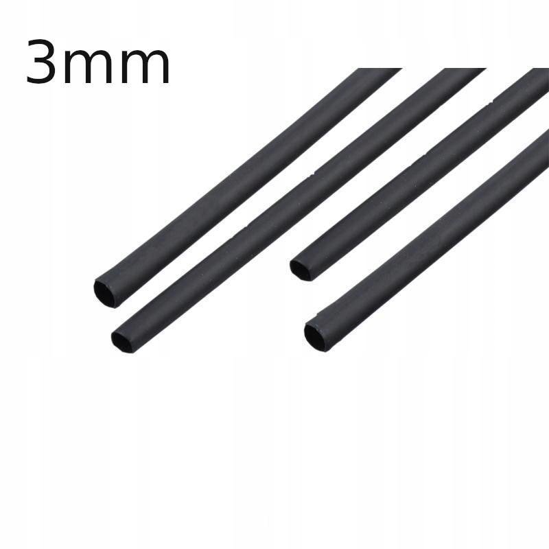 

koszulki Rurki Termokurczliwe 3mm 1m 10szt