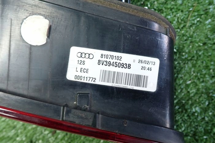 AUDI A3 3d 8V 12- light left rear rear part to the bonnet
