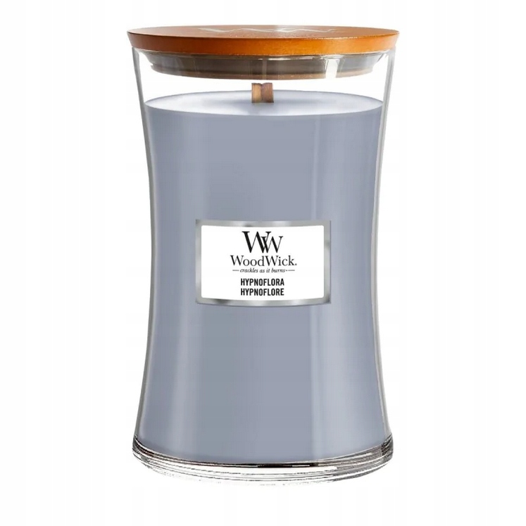 WoodWick Sójová vonná svíčka Hypnoflora Velká 610 g Dřevěný knot