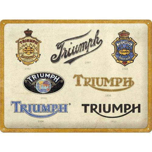 Табличка-Логотип Triumph Evolutio30x40 Nostalgic