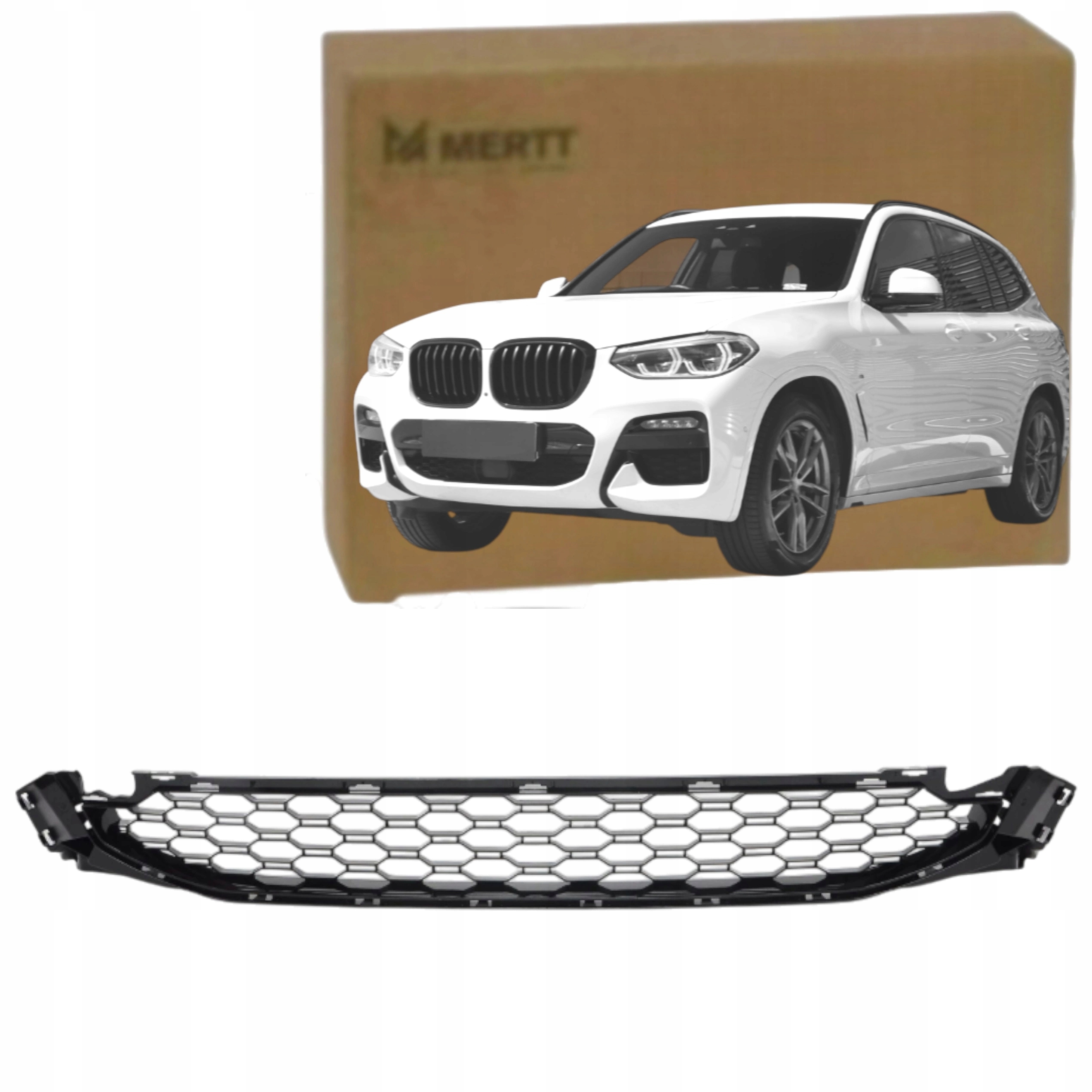 Atrapa V Nárazníku, Přední Středová Mřížka Bmw X3 G01 2018-2021 M-balíček