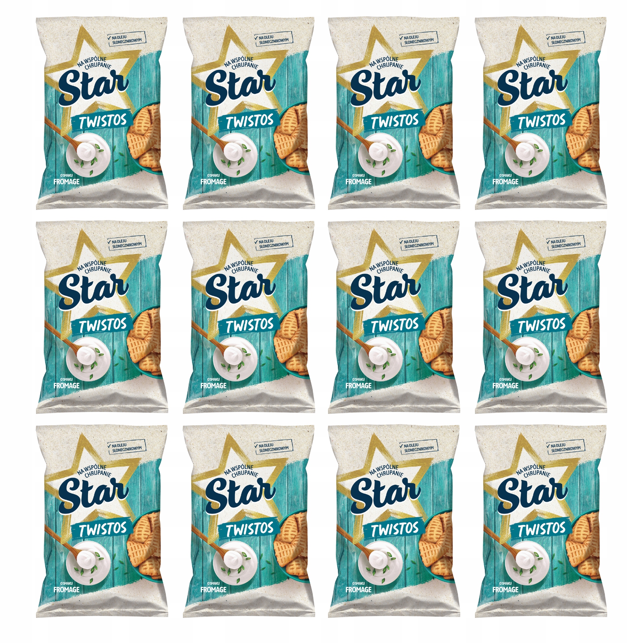 Star Twistos Fromage Słone przekąski 12x70g