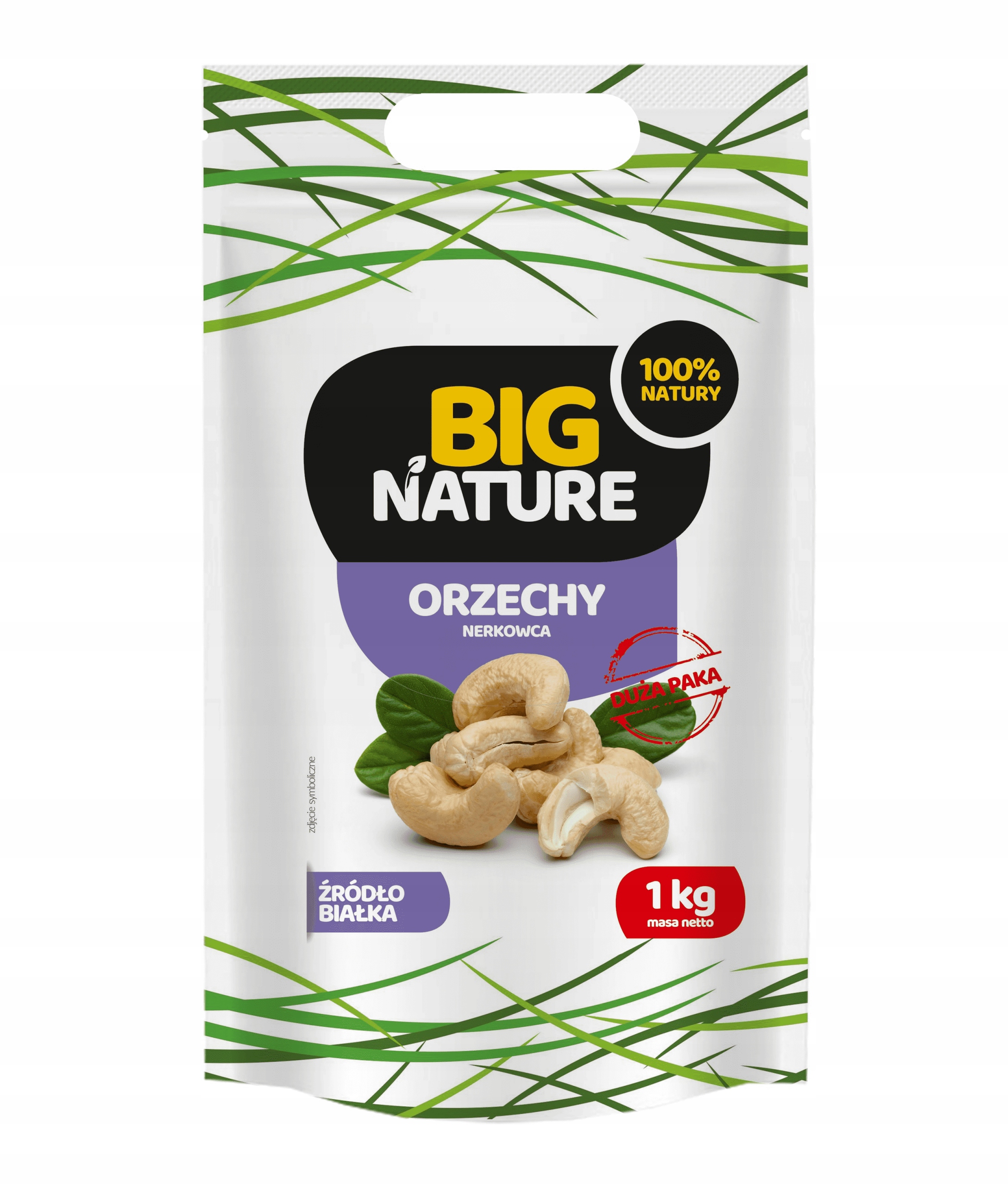 Kešu ořechy 1 kg Velké Balení Big Nature
