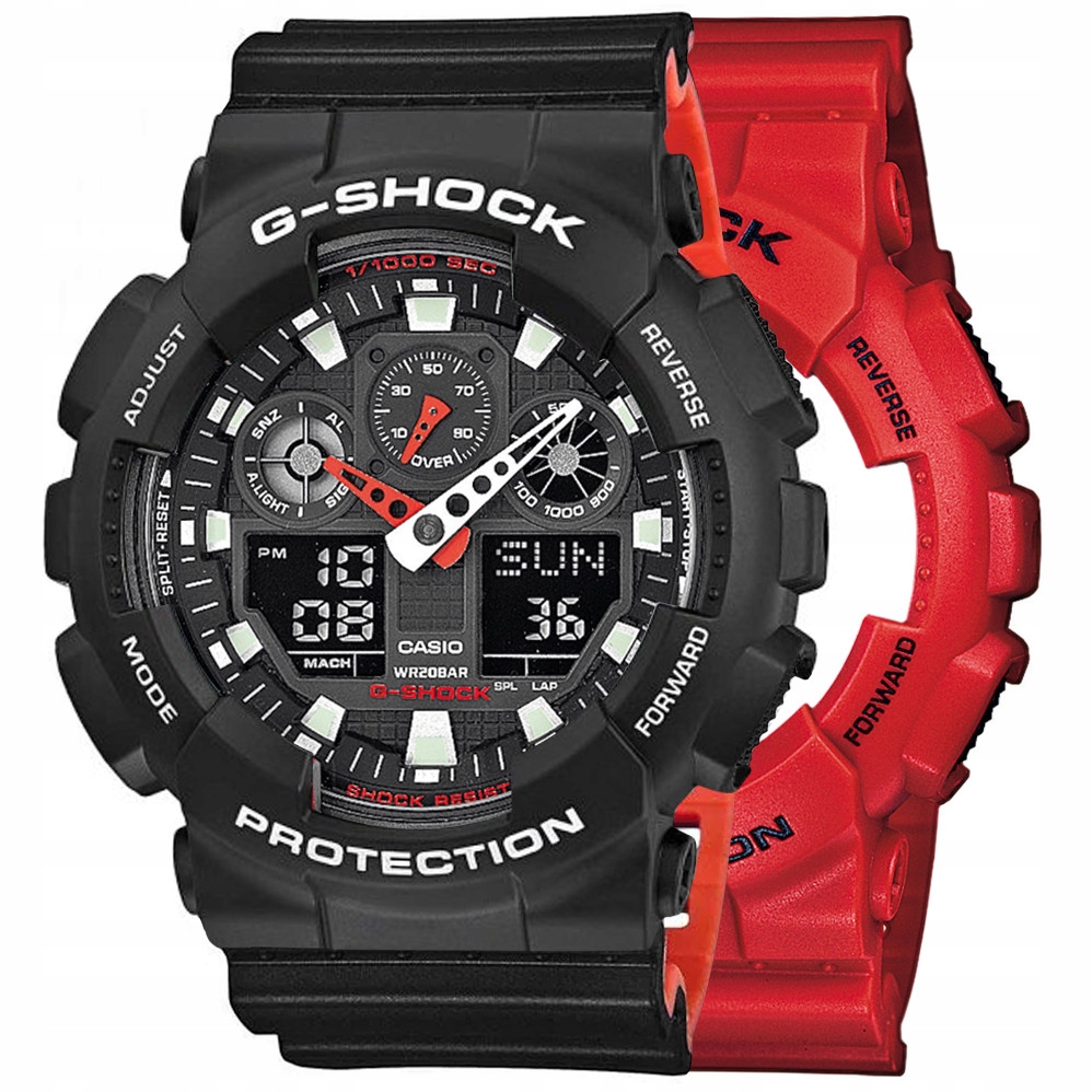 Hodinky Casio G-Shock Set GA-100B-4AER Luneta 10508136 Řemínek 10577142 20