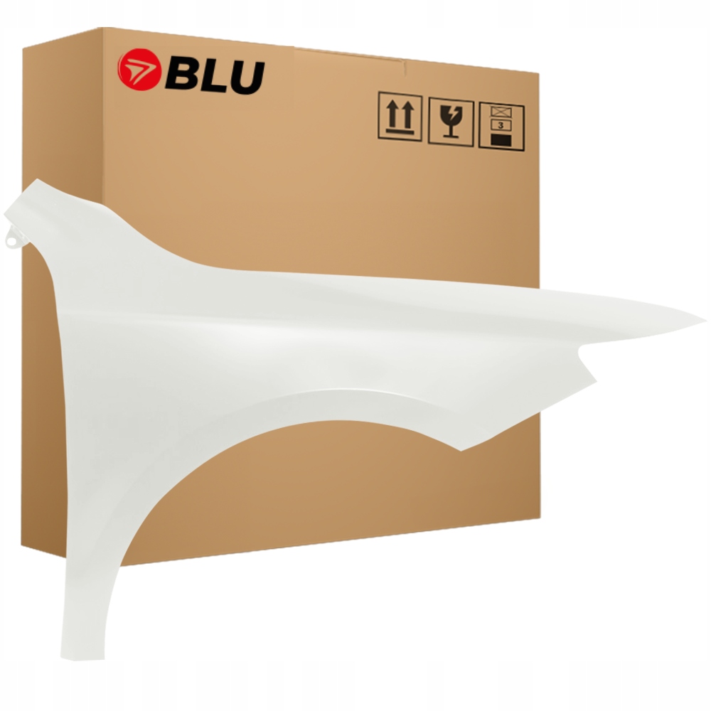 Blu Blatník Škoda Superb II 3T Lift LF9E pravý bílý 13-15 přední