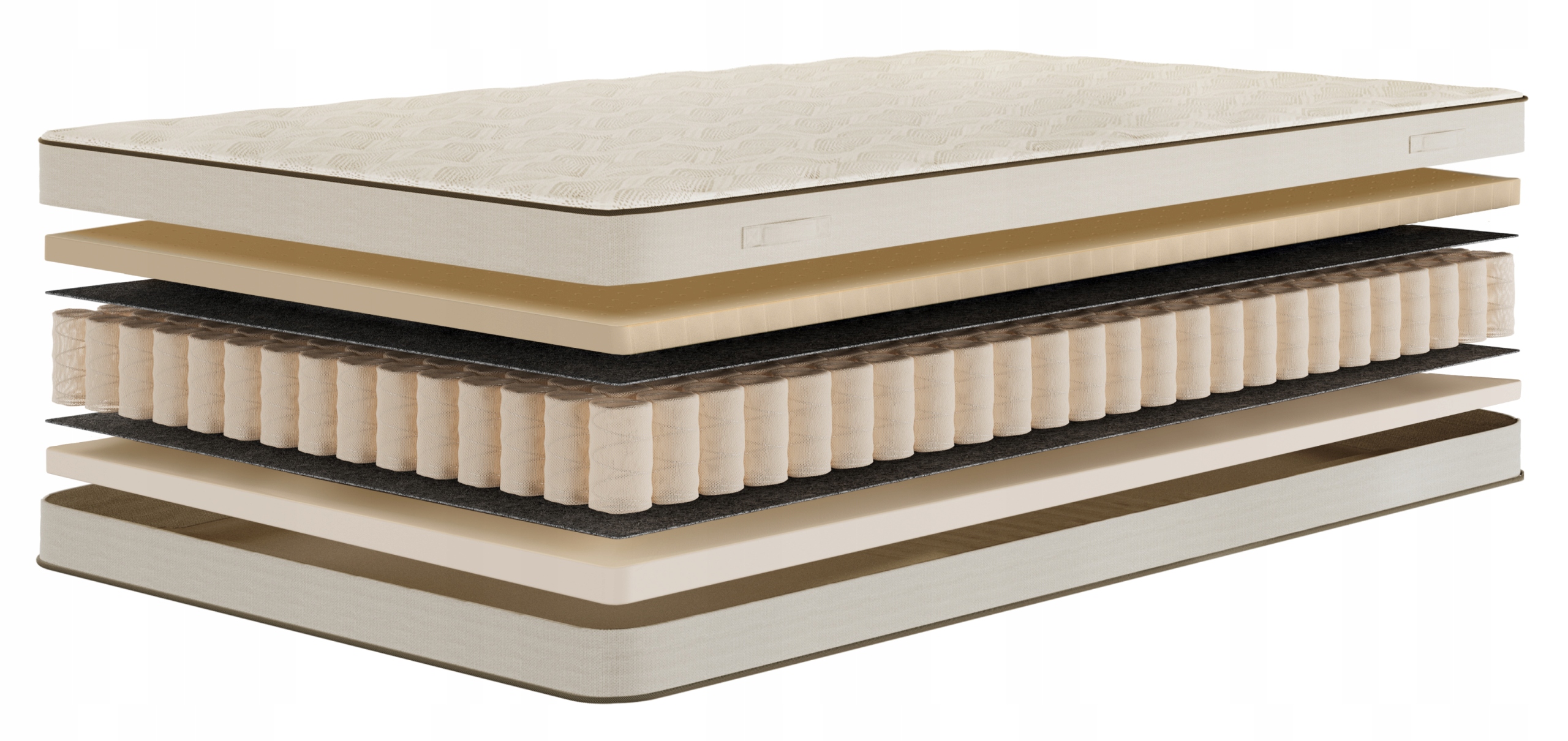 Materac 160x200 Kieszeniowy Pocket Dwustronny H3 Średniotwardy Chevril