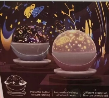 Geemik Obrotowy projektor planetarny (różowy) 012-2261 - zdjęcie 2