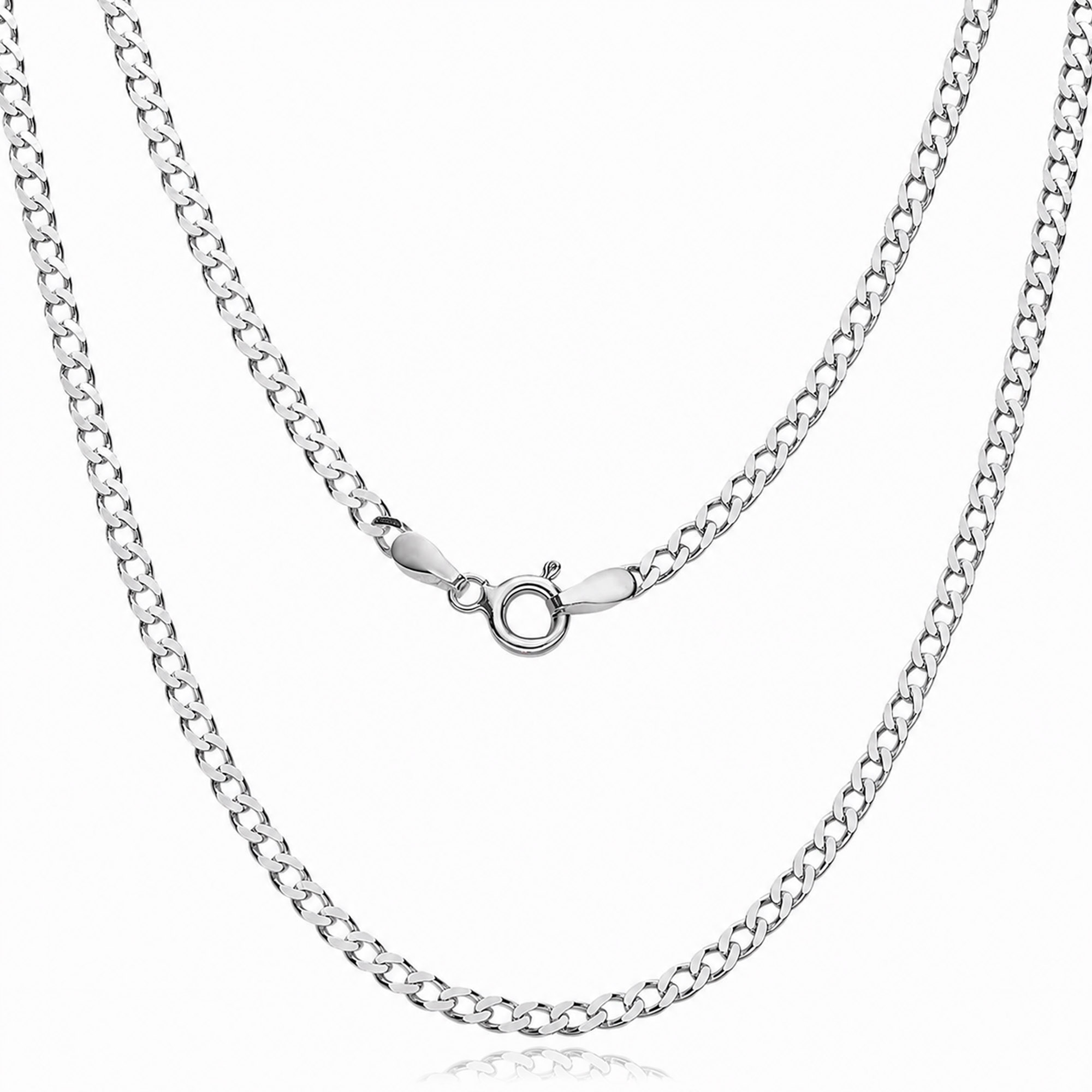 Stříbrný Řetízek 925 Pancr Pánská Dámská Klasická 2.7 mm 50 cm