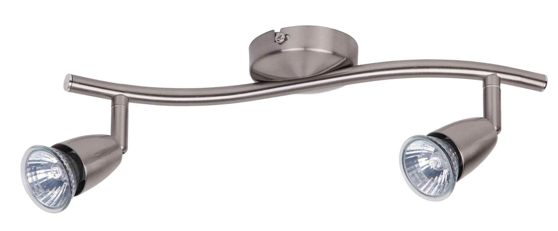 Nástěnný a stropní reflektor chrom satén GU10 2x50W Norman 5992 Rabalux