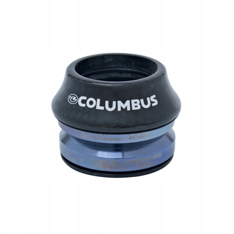 Stery Columbus 1-1/8" Carbon Ceramic Compas Zintegrowane
