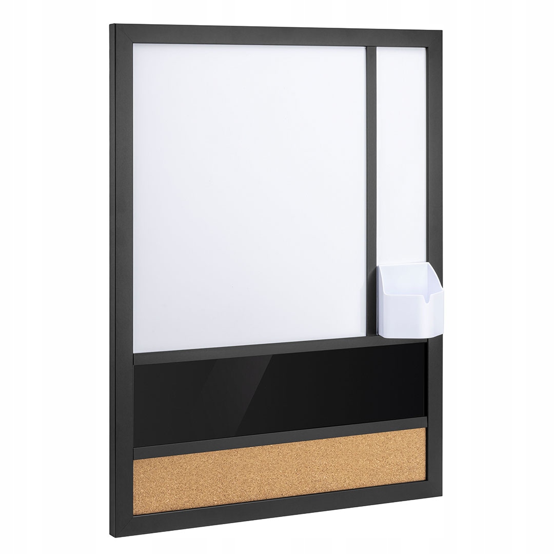 Tablica Do Biura Ścieralna korkowa magnetyczna na ścianę 45x60 z uchwytem