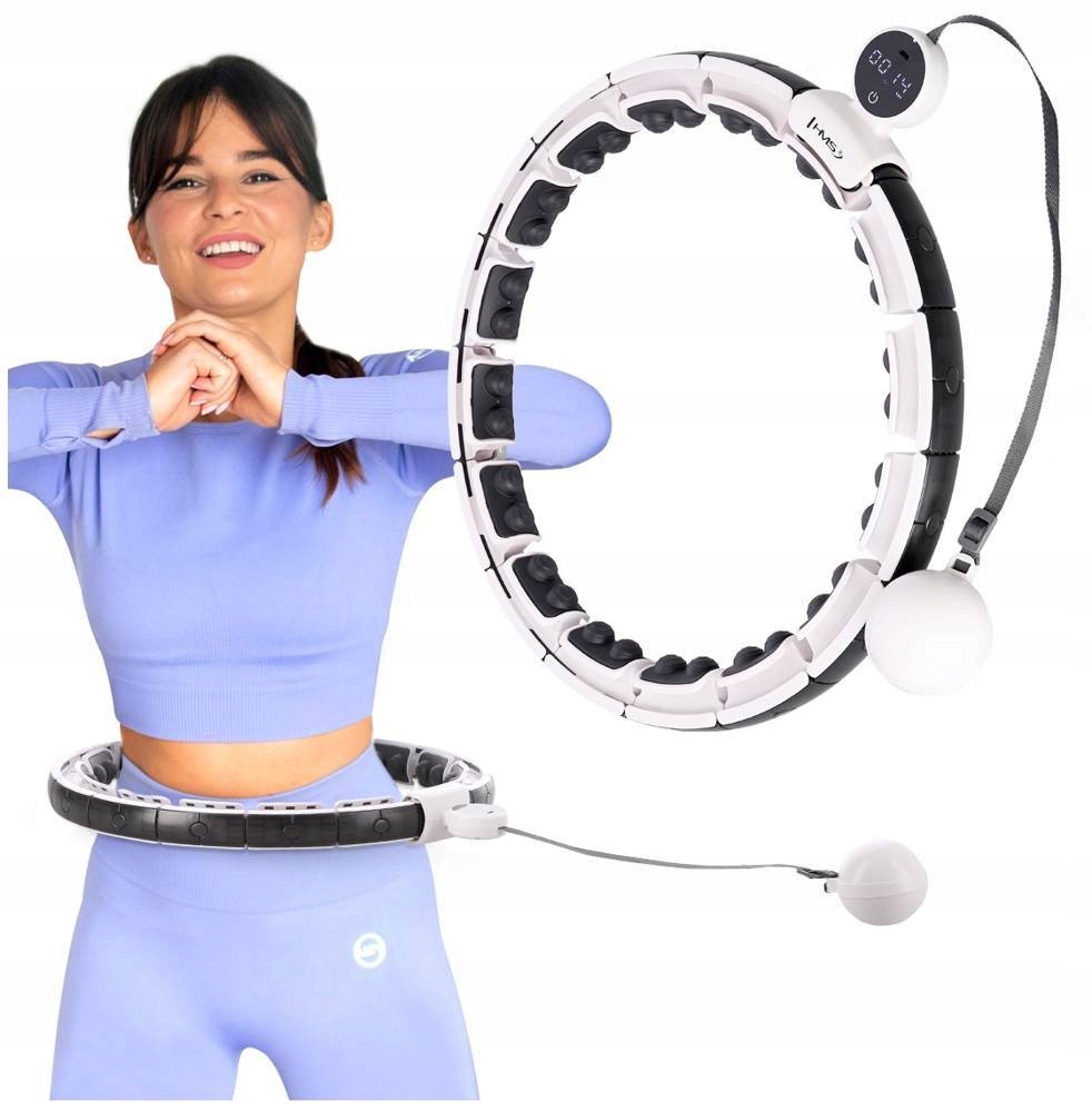 Hms Hula Hoop Regulovatelné s magnetickým počítadlem a zátěží pro cvičení
