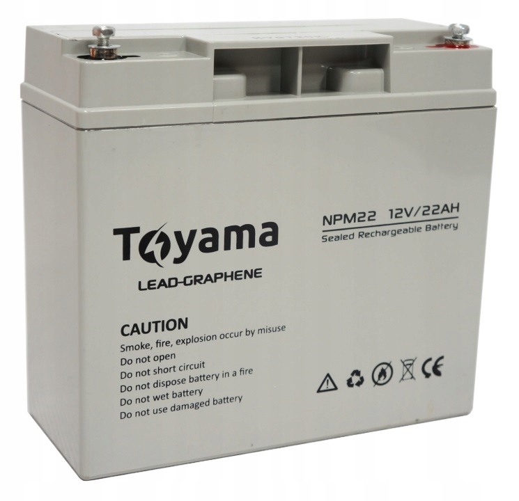 Akumulator żelowy Toyama Npm Grafen 22 Ah 12V z grafenem Ups Co
