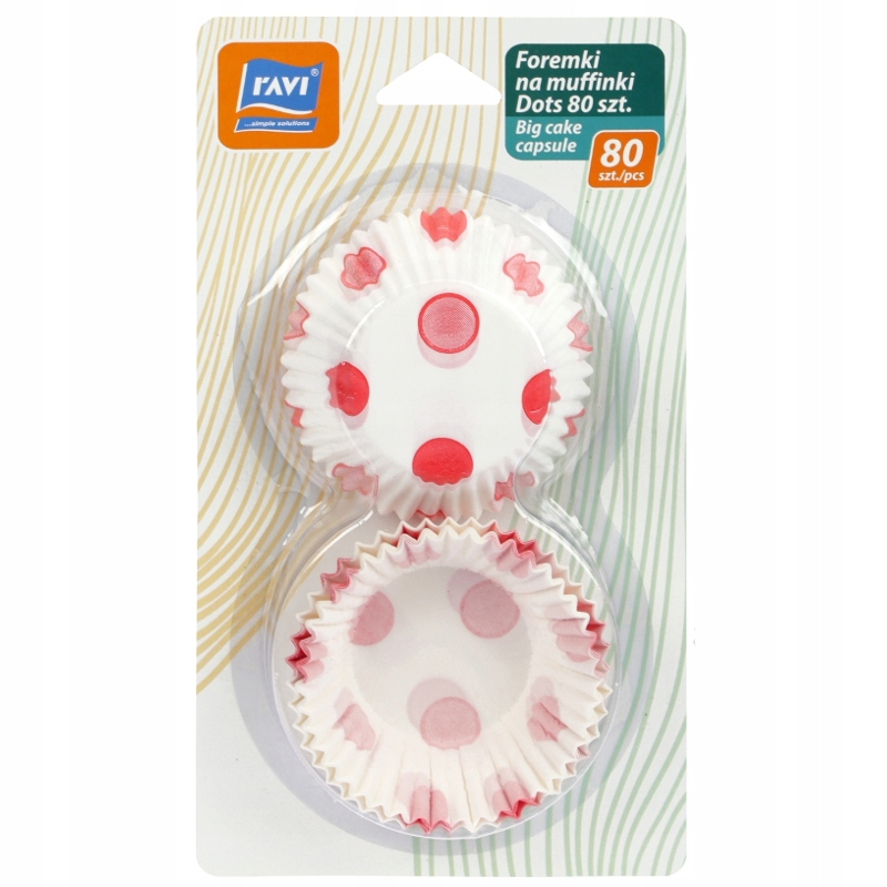 RAVI FOREMKI NA MUFFINY MUFFINKI PAPIEROWE 80 SZT. Marka Ravi