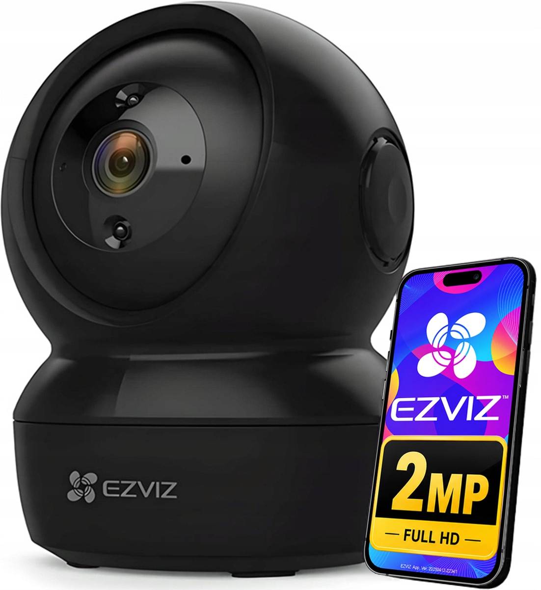 Wifi Kamera Vnitřní Otočná 2MPx Ezviz C6N Full Hd Black Náhled 24/7