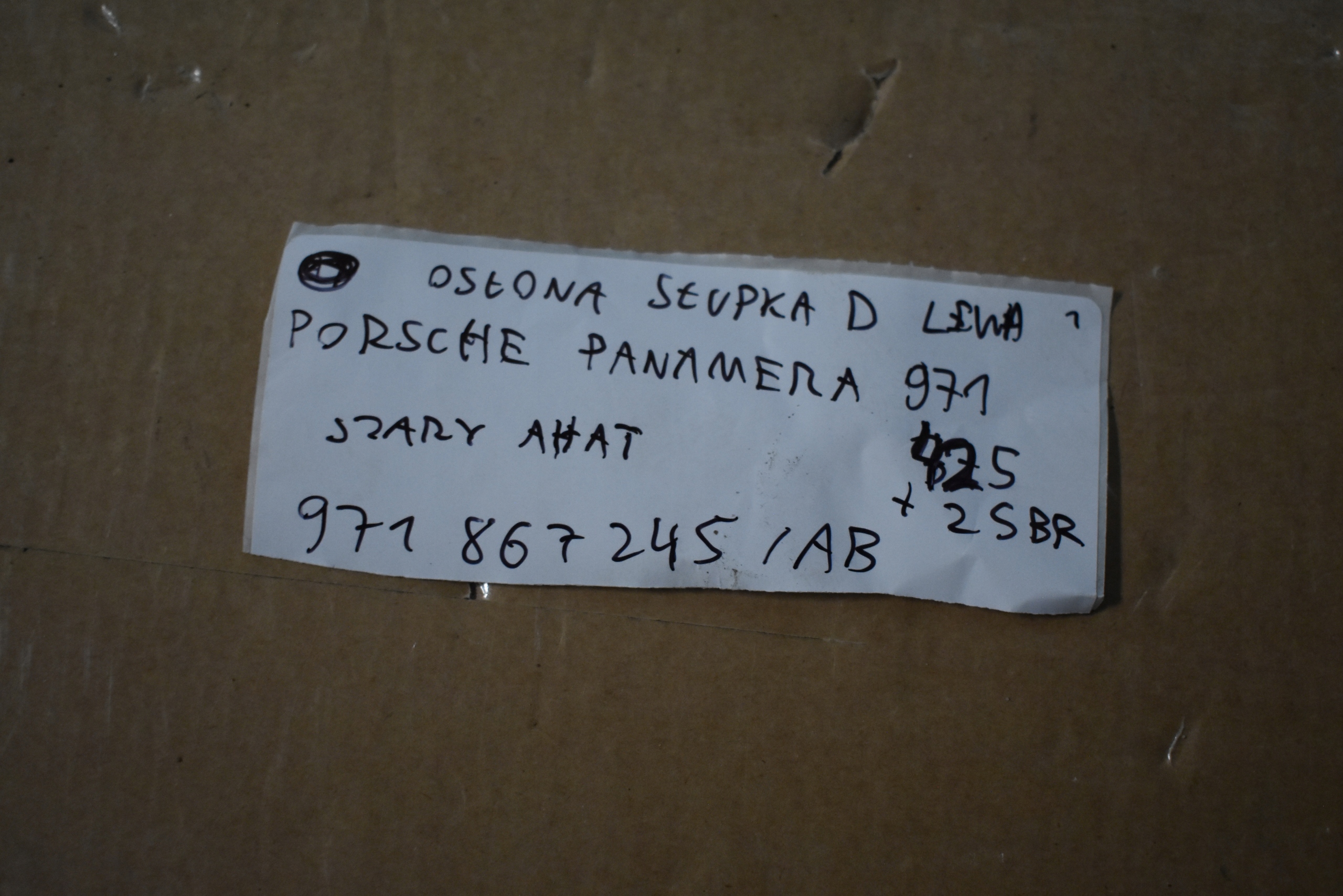 IDEALNA cover SLUPKA D left + speaker light PORSCHE PANAMERA 971 1