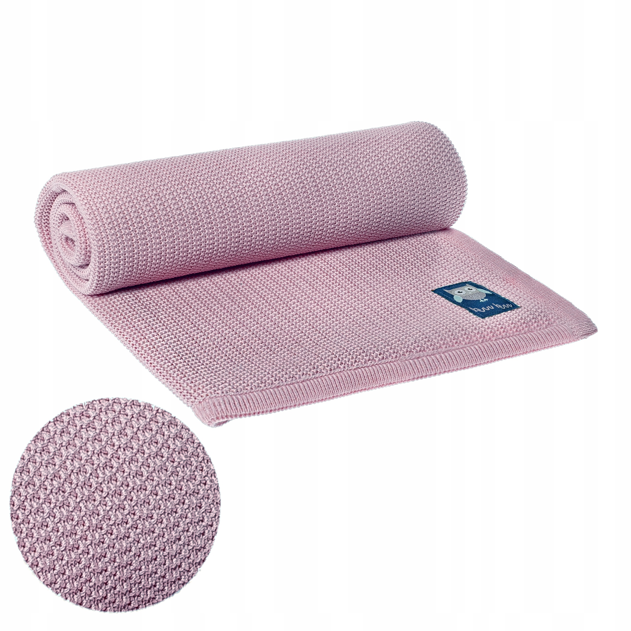 KOC KOCYK FIOLETOWY tkany bambusowy 100% 80x100 Długość 100 cm