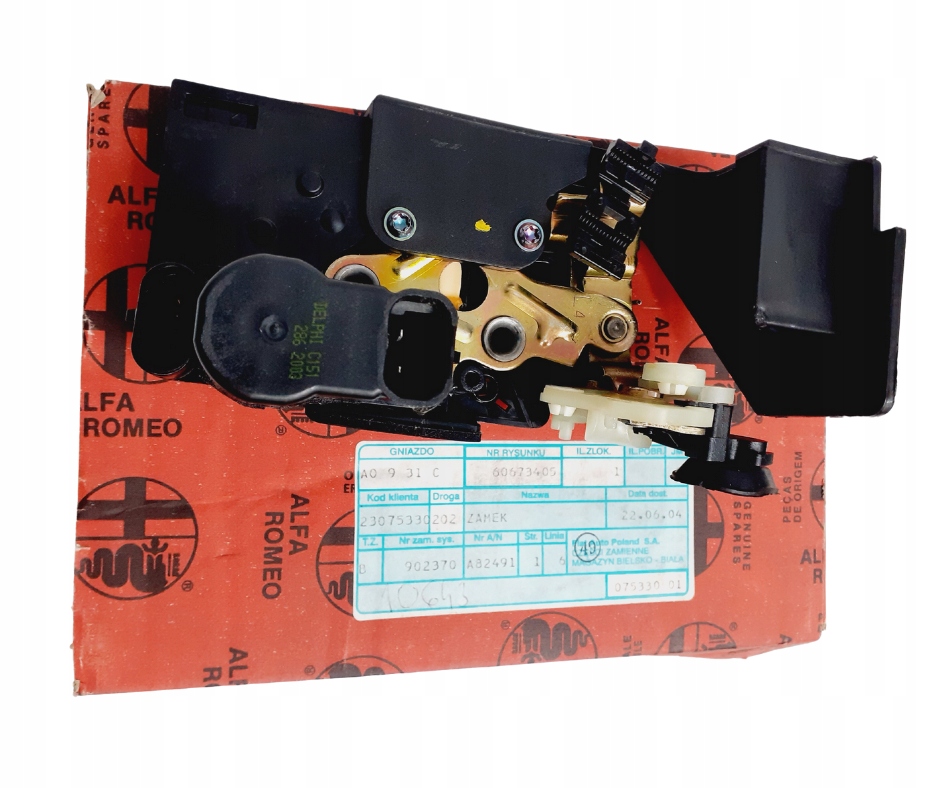 ZAMEK DRZWI STRONA LEWA ALFA ROMEO OE 60673405