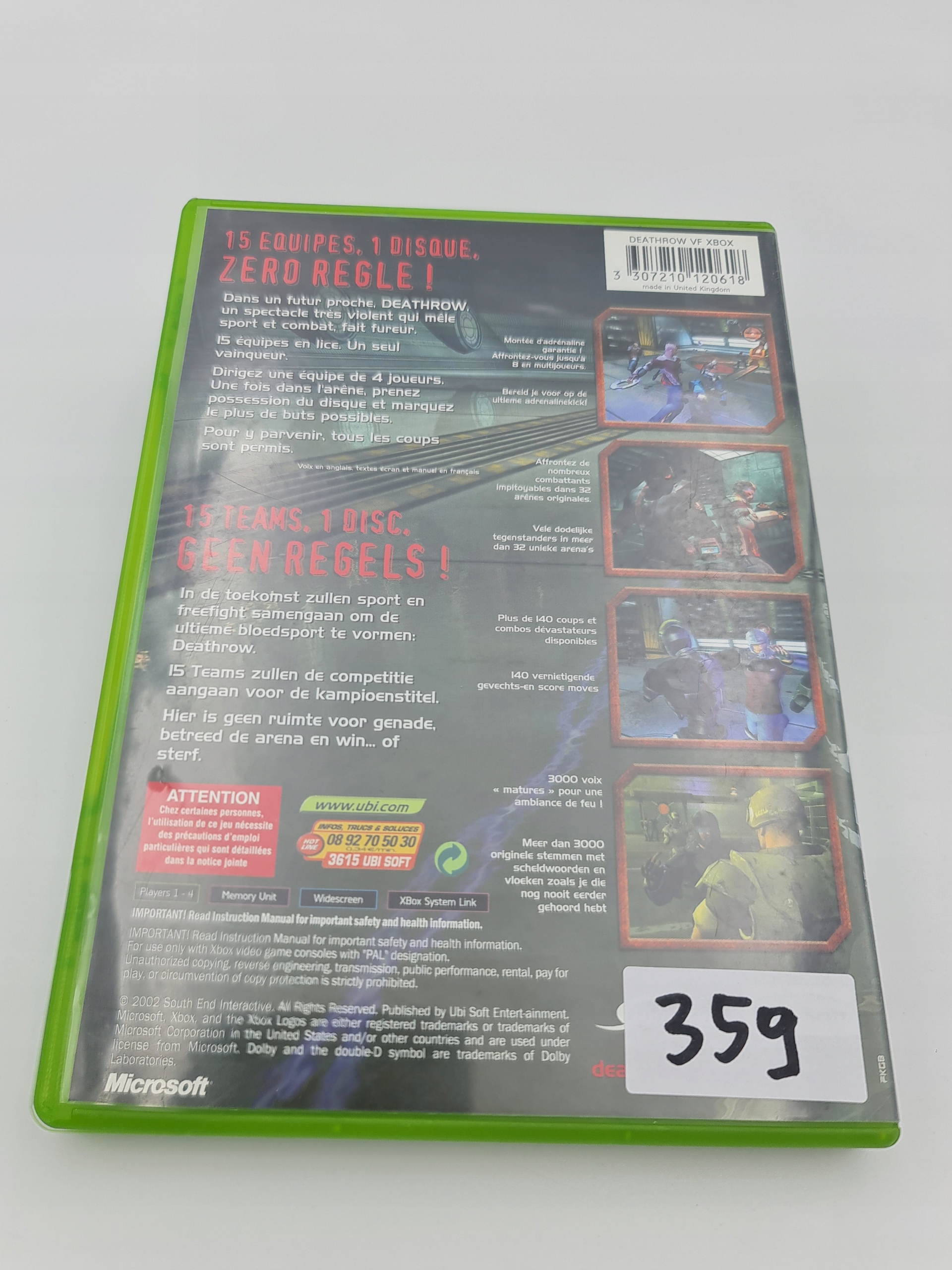 XBOX DEATHROW Platforma Microsoft Xbox