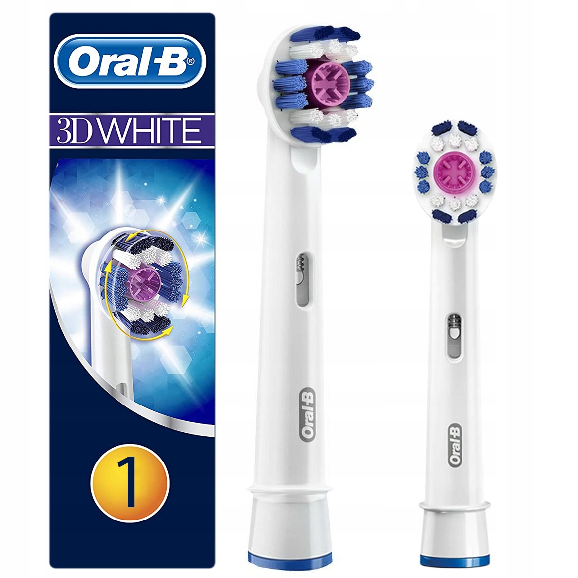 

100% Oryginalna Końcówka Oral-b 3D White