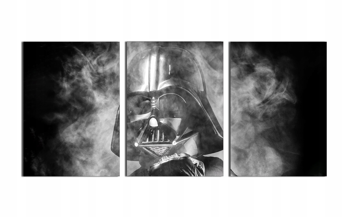 Tryptyk Star Wars Gwiezdne Wojny Luke Lord Vader obrazy na ścianę 40x90 cm